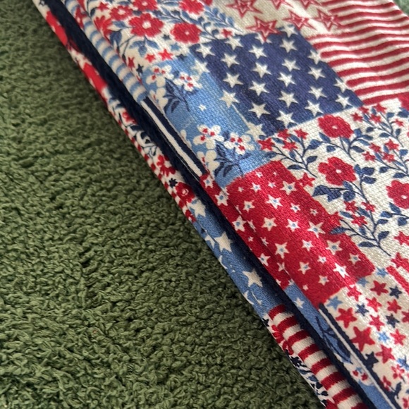 The Farmhouse By Rachel Ashwell Kitchen Towels Patriotic Americana Red Blue Star - Picture 8 of 8